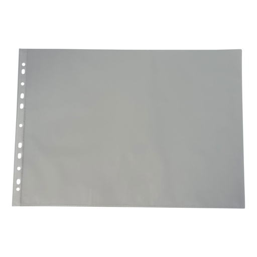 [663022] 25 stuks zichtmap geperforeerd dwars 30x22 cm transparant