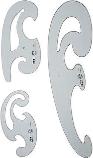 [70830030] Burmester set M+R (3-delig) - rookgrijs 13cm, 17cm, 32cm