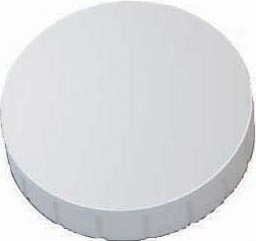 [195532] 10 ST MAGNEET MAUL (32MM, WIT)