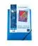 [E55182E] kreacover® elastomap met 3 kleppen, personaliseerbaar, ondoorschijnende pp 5/10de, a4, blauw 