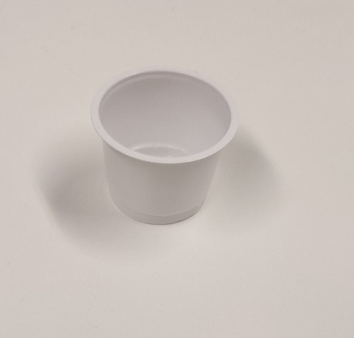 [600011] Sauspotje Rond Ur1 Wit 30Cc 250 Stuks