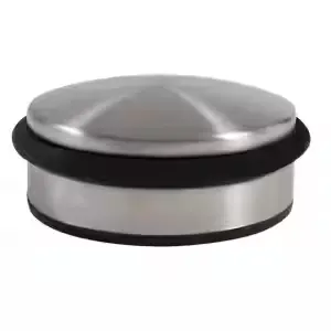[481401] Metalen Deurstopper 110 X 40 Mm Zilver