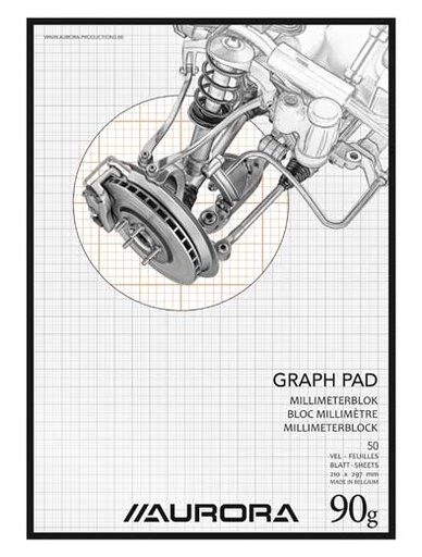 [MID50] Milimeterpapier A4 50Bl.