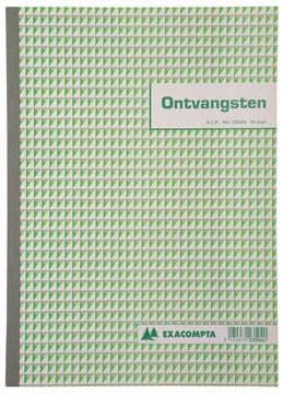 [E23504] Ontvangsten Book A4 50 Dupli N