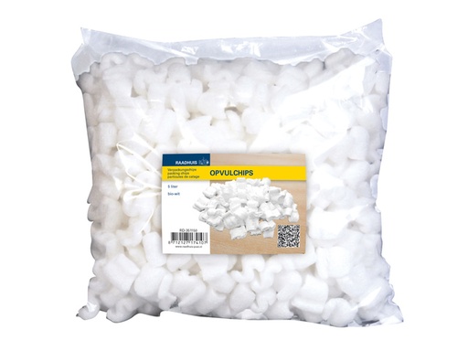 [RD-351150] Raadhuis opvulchips - bio-wit - 5 liter