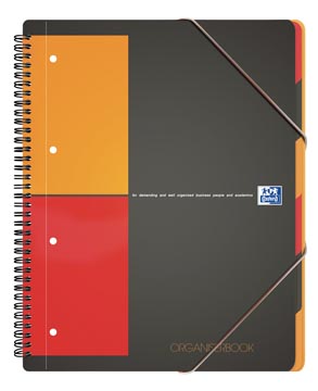 [001801] Oxford International Organiserbook, 160 Bladzijden, Ft A4+, Geruit 5 mm