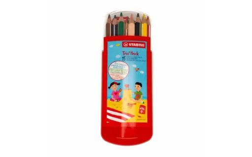 [203/11-15] Kleurpotloden stabilo trio box 15 STUKS