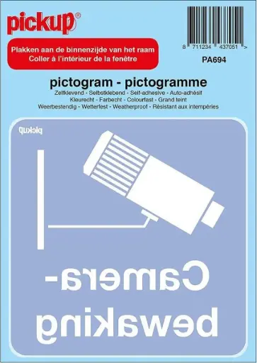 [PA694] Pictogram P694 Spiegelbeeld Camera