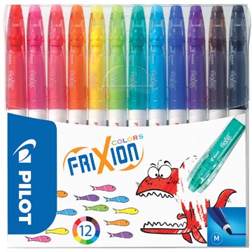[5423888] Pilot Frixion Viltstift Etui 12St