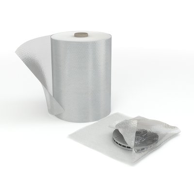 [PB104/8] Luchtkussenfolie 1000 mm x 100m, 2 lagen, LDPE coex, transparant, 10.0 mm, S-2 First, zak met 1 rol - niet geperforeerd