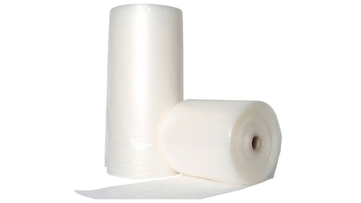 [PB104/100NP] Luchtkussenfolie 500Mm X 100M, 2 Lagen, Ldpe Coex, Transparant, 10.0 Mm, S-2 First, Zak Met 1 Rol - Niet Geperforeerd