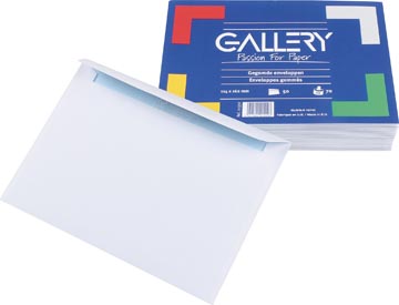 [01550] Gallery enveloppen ft 114 x 162 mm, gegomd, pak van 50 stuks