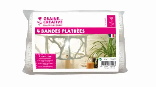 [170922] 4stuks gipsband 8cm x 3m