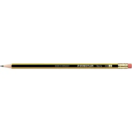 [122-HB] potlood hb met gom noris staedtler