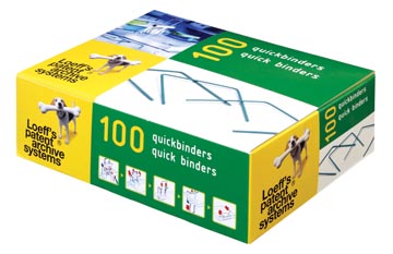 [L1215] Loeff's quickbinder Lengte 100 mm. Doos van 100 stuks.