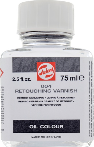 [24280004] Talens Retoucheervernis 004 Fles 75 Ml