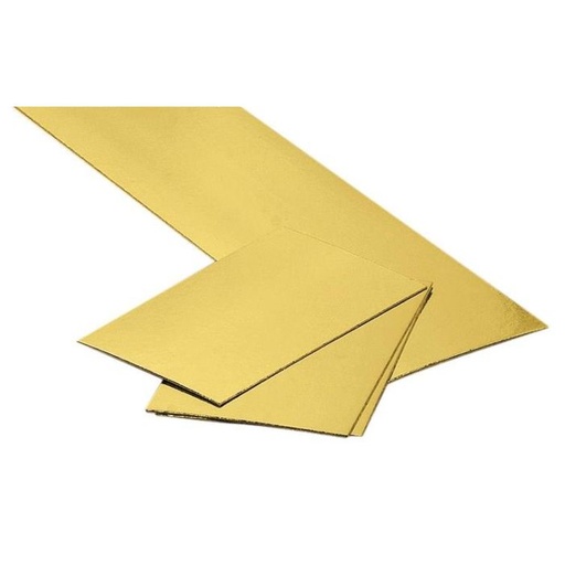 [DORE1329] 50 Kartonnen Onderlegger 1,5Mm - Goud - 130X290Mm