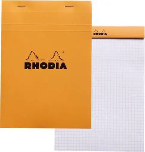 [E16200E] Rhodia Pad, A5 Blok (6X8.25), Geruit, 80Blz