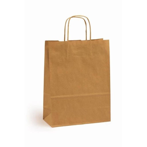 [30010001] Kraftzak 100Gr (24+11X31Cm, Kraft, Gelijnd, 50 stuks)