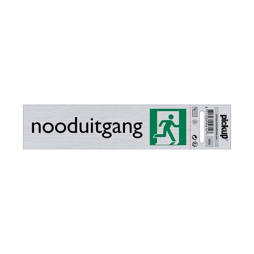 [4615] bord alulook roken verboden - 165x44 mm zelfklevend