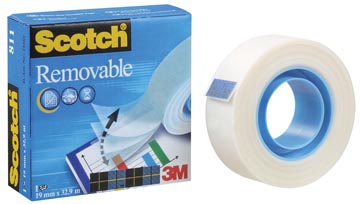 [811-33] SCOTCH REMOVABLE TAPE (19MMX33M, 1ROL)