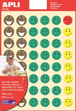 [11680] SMILEYS LABLES ASS 160X210 12VEL