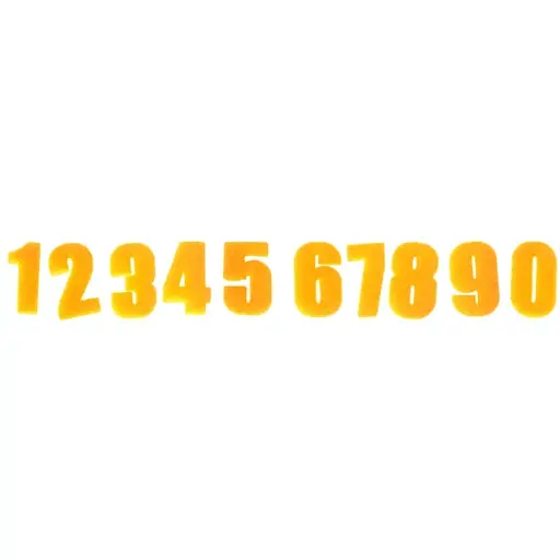 [19139] 10 sponzen stempel cijfers