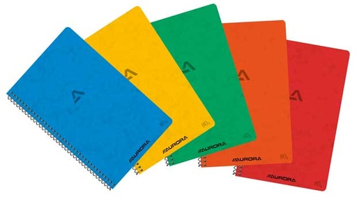 [1960KQ5] Spiraalschrift Karton (12.5X19.5Cm, 60Blz, Geruit)