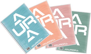 [129805] Spiraalschrift 4Gaats Microperf.Geruit