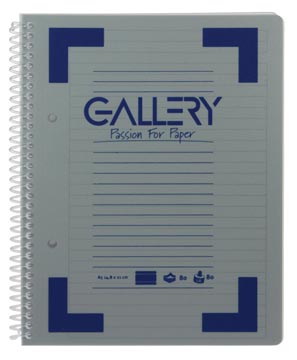 [01613] Spiraalschrift Gallery A5 160Blz Gelijnd