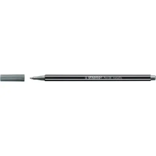 [68-805] Stabilo Pen 68 (zilver metalic)
