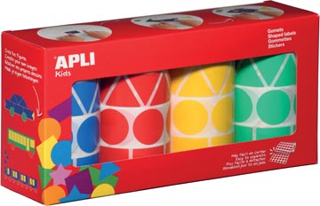 [10753] STICKER ASS FEL 4 ROLLEN PERM