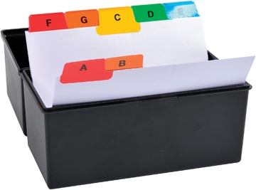 [13996E] TABBLAD PP A7 WIT+GEKLEURDE TABS