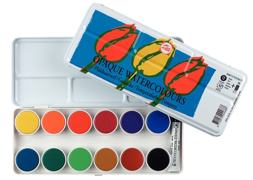 [30MP12] Dekkende Aquarelverf Set 30Mp12