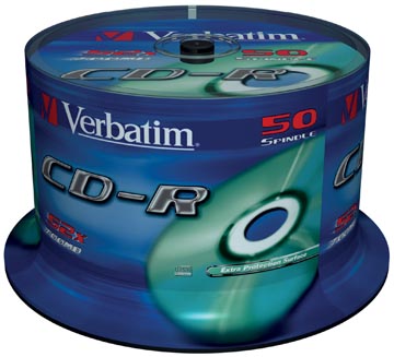 [VERBAT50CD] 50Xcd-R 80' 700Mb 52X Spindel Verbatind