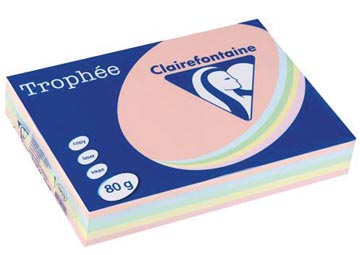 [E1703] 5X50Vel Ass.Kleur Pastel 80Gr