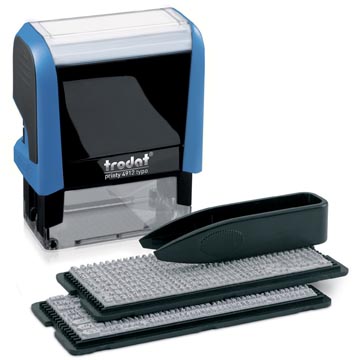 [4912TYPO] Trodat Doe-Het-Zelf Stempel Printy Typo 4912, Op Blister