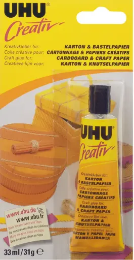 [2915200] UHU creativ'lijm karton en knutselpapier 31gr.