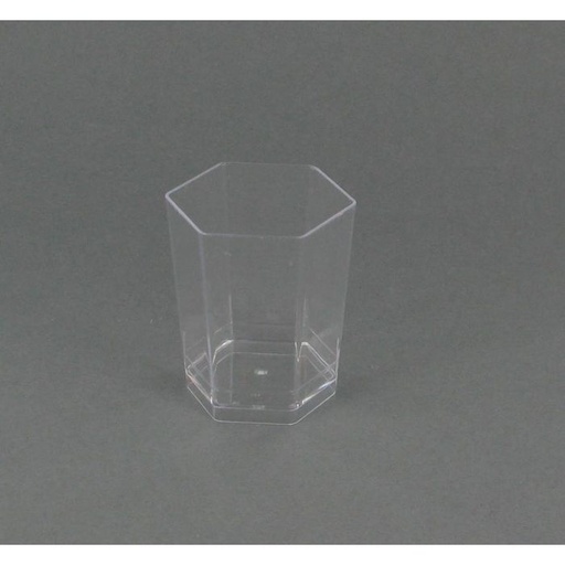 [VVER5C] 60 Aperitiefpotje Glas Octagonaal 50Cc