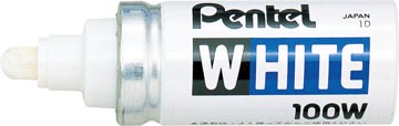 [P100W] Viltstift Pentel White Dikke Punt