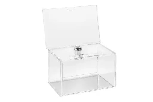 [20500890] Visitekaartbox Met Slot 143X98X90Mm