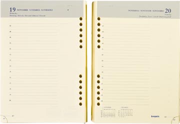 [056099000070] Brepols Brefax 1 vulling, agendagedeelte, 6-talig, 2027