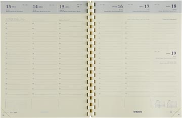 [013699000020] Vulling Timing Zestalig Brepols Agenda