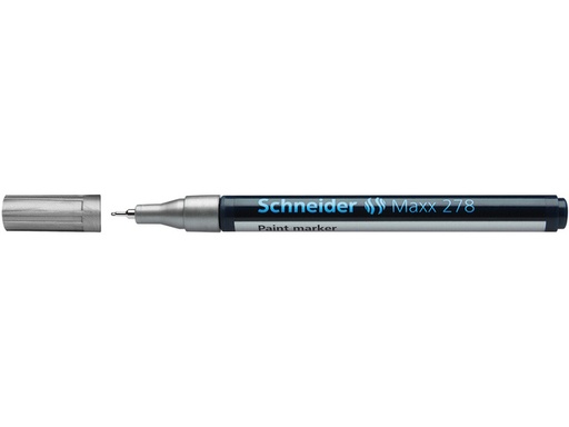 [P*278Z] Lakmarker Schneider Maxx 278 0,8Mm Zilver