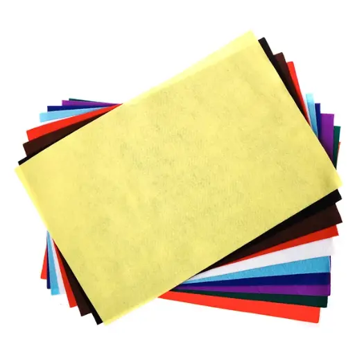 10 vilten A3 vellen (10 kleuren)