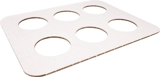 [601600] 50 bekerhouder voor 6 bekers karton