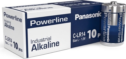 [12609] 10stuks C-LR14ad batterij panasonic powerline