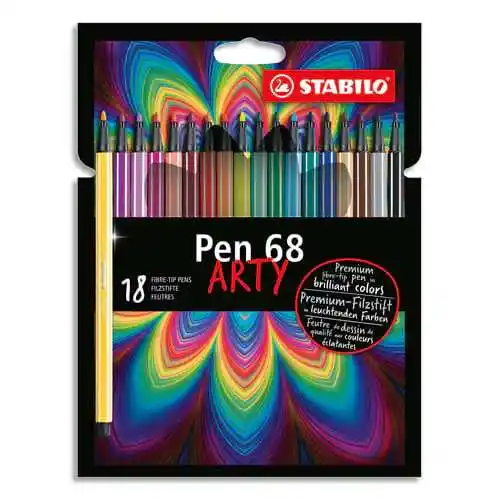 [6818-1-20] etui 18 stiften pen68