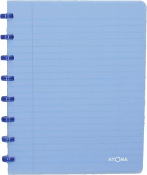 [4135602] Atoma Schrift A5 Gelijnd Transparant 144Blz