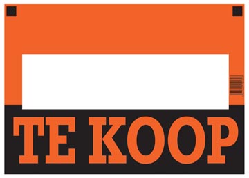 [R42002] Affiche Te Koop 250Gr.27X36Cm